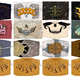 A selection of masks designed by NYU to be used in a performance of Romeo and Juliet.